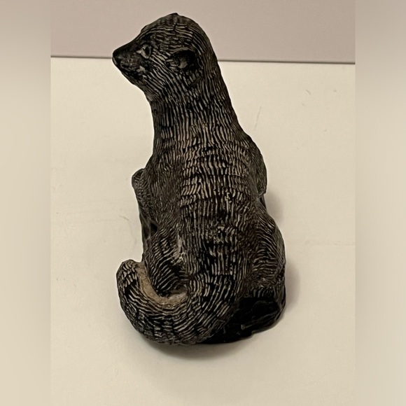 Vintage Otter Original The Wolf Sculptures Canadian Soapstone - Picture 2 of 8